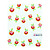  3 Pcs Half Cover Aloe Style Nail Art Nail Stickers
