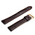  Unisex PU Leather Watch Strap 18MM(Brown)