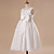  YGUERNE - Robe de Communion Satin