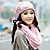  Fashion Lace Knit Bow Hat(Circumference is 56-58cm)
