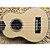  hanknn - ukulele soprano sólida abeto com bag / string / picaretas / Alça