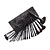  24 Pcs Black Makeup Brush set