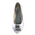 satinati piatti peep toe con tacco strass nozze / party calzature (più colori)