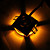  3W 135LM 585-620K Yellow Light Cubic Hollow LED Ceiling Bulb (85-265V)