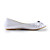  satinati piatti peep toe con tacco strass nozze / party calzature (più colori)