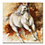  Printed Animal Horse Canvas Art with Stretched Frame