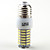  E27 138-3528 SMD 7W 350-450LM 6000-6500K Natural White Light LED Corn Bulb (220-240V)