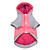  rosa hot fix strass casaco com capuz para cães (xs-xl)