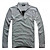  Mens Slim Langarm T-Shirt