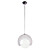  60W Lumière Comtemporary Pendentif acrylique avec 1 lumière à l'ombre transparente