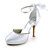 satin Stiletto Heel lukket tå pumper med rhinestone fest / aften sko (flere farver)