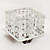  Crystal Semi Flush Mount with 1 Light in Cubic Shape