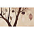  Botânico Brown Árvore Contemporânea Mural Natureza Gráficos