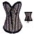  Satin with Flower Strapless Front Busk Closure Corsets Shapewear(More Colors)