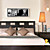  Comtemporary Fabric Table Light with Silver Stand