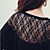  Fashion Mesh Loose Knitwear