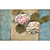  Mural rosa floral da natureza contemporânea Gráficos