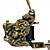  9 armas kit tatuaje con lcd de energía y el 40 de tinta color + freeshipping
