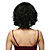  Capless 100% Human Hair Short Curly Black Wig