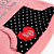  cupido velluto pattern jacket con cappuccio con tasca per i cani (XS-XL, colori assortiti)