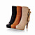 belles bottes en similicuir stiletto la cheville talon avec bowknot partie / soirée chaussures (plus de couleurs)