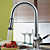  Contemporary Solid Brass Pull Down Kitchen Faucet (Chrome Finish)