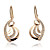  Multi Layers Shaped 18K gull smykker sett med Rhinestone inkludert kjede, Øreringer (Flere farger)