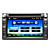  6,2 pollici 2 DIN lettore DVD con Bluetooth, GPS, iPod, RDS, SD / USB