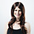  Capless Extra Long Synthetic Chocolate Brown Straight Hair Wig