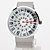  Unisex New Design Steel Analog Quartz Wrist Watch (Silver)