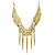  elegante legering met kwastje / klinknagel vrouwen ketting