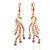  Tentacles 18K Gold Jewelry Set With Rhinestone Including Necklace,Earring (More Colors)
