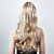  Capless extra langen synthetischen Goldblond mit Licht blonde lockige Haare Perücke