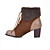  Leatherette Chunky Heel Ankle Boots With Lace-up Party / Evening Shoes (More Colors)