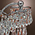  Contemporáneas de pared de cristal con 6 luces LED Lights cromado
