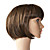 High Quality Synthetic Hand Tied Lace Front Wave 8 Inches Hair Wigs Multi-Colors to Choose
