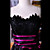  Cosplay Costume Inspired by Vocaloid 2 Megurine Luka Black Dress