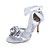  Satin Stiletto Heel Sandals With Satin Flower Wedding / Party Evening Shoes (More Colors Available)