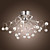  LIPPSTADT - Lampadario stile moderno in cristallo con 11 lampadine