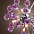  Lámpara Chandelier de Cristal con 6 Bombillas - BEVERLEY