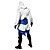  cosplay kostume inspireret af Assassins Creed iii Connor blå og hvid jakke