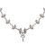  ramo de novia de cristal collar y aretes