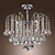  Lámpara Chandelier de Cristal con 5 Bombillas - TURLOCK