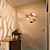  Lámpara de pared Tiffany Floral - ARGENTAN