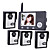  2.4GHz Wireless 3.5 Inch Monitors Video Door Phone with 4 Camera