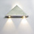  Triángulo de 3W Diseñado aluminio de pared de luz LED