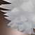  60W Floral Pendant Light in Petal Featured Shade