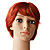  High Quality Synthetic Hand Tied Lace Front Straight 8 Inches Hair Wigs Multi-Colors to Choose