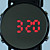  Coppia di orologi LED (rosso), sportivi - Bianco e Nero