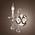  Golden Crystal Wall Light with 1 Lights